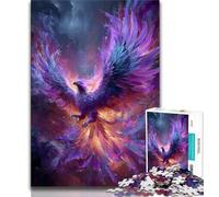 Puzzles pour Adolescents 1000 pièces Fantasy Phoenix, Aide Le Cerveau à exercer des Jouets addictifs pour cultiver la Patience, Cadeau pour Les Anniversaires (75x50cm)
