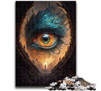 Puzzles pour Adolescents 1000 pièces Fantasy Phoenix Eye, Jeu éducatif Amusant et Humoristique pour Anniversaire 26x38cm