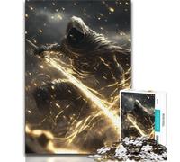 Puzzles pour Adolescents 1000 pièces Fantasy Samouraï Ninja, Aide Le Cerveau à exercer des Jouets addictifs pour cultiver la Patience, Cadeau pour Les Anniversaires (75x50cm)