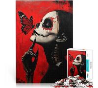 Puzzles pour Adolescents 1000 pièces Fille Morte~ Séjour Anti-Stress pour Tuer Le Temps Décoration d'intérieur et Cadeaux Uniques 52x38cm