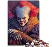Puzzles pour Adolescents 1000 pièces Films d'horreur Jeu éducatif Familial Décoration Murale Cadeaux d'anniversaire et de Noël Uniques 26x38cm
