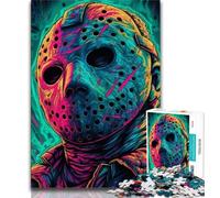 Puzzles pour Adolescents 1000 pièces Films d'horreur, Jouets éducatifs, Jeux Anti-Stress, Collection d'artistes, Beaux-Arts (38x26cm)