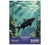 Puzzles pour Adolescents - 1000 Pièces Fish Swimming Underwater Puzzles pour Adolescents - Idéal pour S'amuser en Famille - Cadeau Original pour Un Anniversaire Ou Noël 52x38cm/1000pcs