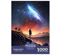 Puzzles pour Adolescents 1000 Pièces Flame of Comet Landscape Puzzle pour Adultes Jeux Relaxants Une Œuvre d'art Cadeaux De Noël Et d'anniversaire 70x50cm/1000pcs