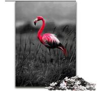 Puzzles pour Adolescents 1000 pièces Flamingo Jeux éducatifs Décoration de la Maison Jeu éducatif pour Anniversaire, Noël 26x38cm