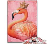 Puzzles pour Adolescents 1000 pièces Flamingo Queen Design Vibrant et Unique Expérience de Puzzle relaxante et stimulante 26x38cm