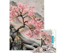 Puzzles pour Adolescents 1000 pièces Fleurs Modernes Puzzles pour Adolescents Jeu Manuel Activités Amusantes pour Passer Le Temps Pendant Les Vacances à la Maison (Dimensions 38x52cm)