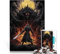 Puzzles pour Adolescents 1000 pièces forêt Sombre au crépuscule Défi Difficile pour soulager Le Stress Jeu de défi Unique 52x38cm