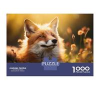 Puzzles pour Adolescents 1000 Pièces Fox in The Sunlight Puzzle pour Adultes Jouet Décoration Murale Défi Difficile Est Idéal comme Cadeau 38x26cm/1000pcs