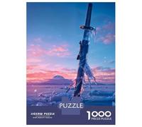 Puzzles pour Adolescents 1000 Pièces Frozen Katana Puzzles pour Adolescents Jeu Familial pour Améliorer La Mémoire Cadeaux De Noël Et d'anniversaire 52x38cm/1000pcs