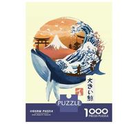 Puzzles pour Adolescents 1000 Pièces Funny Animal Puzzle Jeux Relaxants Défi Difficile Activités Amusantes À La Maison 70x50cm/1000pcs