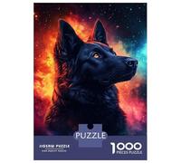 Puzzles pour Adolescents 1000 Pièces Galactic Canine Gaze Puzzles pour Adultes Jeu De Réflexion pour Améliorer La Mémoire Activités Amusantes À La Maison 70x50cm/1000pcs