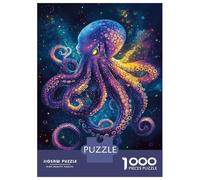 Puzzles pour Adolescents 1000 Pièces Galactic Octopus -1 Puzzles pour Adolescents Jeu Familial pour Améliorer La Mémoire Cadeaux De Noël Et d'anniversaire 70x50cm/1000pcs