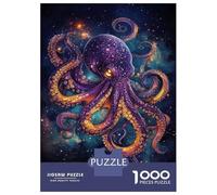 Puzzles pour Adolescents 1000 Pièces Galactic Octopus -2 Puzzle À Faire Soi-même, Jouet Anti-Stress, Interaction Parent-Enfant 70x50cm/1000pcs