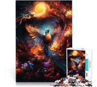 Puzzles pour Adolescents 1000 pièces Galaxie Nocturne du Phénix Jouets de Divertissement Familial Une œuvre d'art 75x50cm