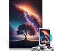 Puzzles pour Adolescents 1000 pièces Galaxie Spatiale Compétition de Vitesse Manuelle Renforcer l'amour Entre Les Couples 52x38cm