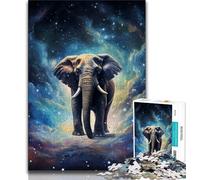 Puzzles pour Adolescents 1000 pièces Galaxies Éléphants, Jouets éducatifs, Jeux Anti-Stress, Collection d'artistes, Beaux-Arts (75x50cm)