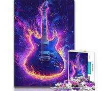 Puzzles pour Adolescents 1000 pièces Galaxy Guitar Puzzles Adultes, Relax Games est Un pour Toute la Famille (Taille 38x26cm)
