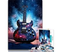 Puzzles pour Adolescents 1000 pièces Galaxy Guitar, Un Cadeau éducatif idéal pour Toute la Famille (75x50cm)
