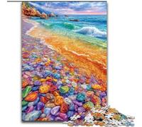 Puzzles pour Adolescents 1000 pièces Galets colorés, entraînez Votre Cerveau et Vos Mains Cadeaux d'anniversaire et Cadeaux Uniques pour Les 14 Ans et Plus (Taille 50x75cm)