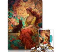 Puzzles pour Adolescents 1000 pièces Gaston Bussières Peinture Puzzles pour Adultes, Anti-Stress Staycation Kill Time Interaction Parent-Enfant (Taille 38x26cm)