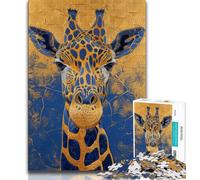 Puzzles pour Adolescents 1000 pièces Girafe Fantastique, Aide Le Cerveau à exercer des Jouets addictifs pour cultiver la Patience Collection d'artistes, Beaux-Arts (38x26cm)