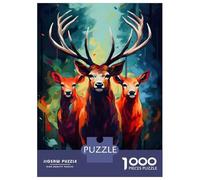 Puzzles pour Adolescents, 1000 Pièces Girafe Marriée 2 Puzzles pour Adultes, Jouets de Bricolage Mais Drôle Et Humoristique, Cadeau d'anniversaire et Cadeau Unique 52 x 38 cm/1000 Pièces