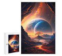 Puzzles pour adolescents 1000 pièces God Tree Planète Cosmos Puzzles pour adultes Jouets Décoration murale Vacances à la maison Réduction du stress Cadeaux 1000 pièces