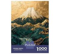 Puzzles pour Adolescents 1000 Pièces Golden Mount Fuji Cherry Blossom Japanese Puzzle À Faire Soi-même, Jouet Anti-Stress, Interaction Parent-Enfant 70x50cm/1000pcs