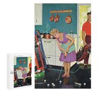 Puzzles pour adolescents 1000 pièces Golf dans la cuisine Jouet puzzle Décoration murale Décoration de la maison Anniversaire unique 1000 pièces