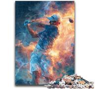 Puzzles pour Adolescents 1000 pièces Golf Sports 1000 pièces pour Adolescents, avec Affiche et fiche de Questions correspondantes pour Les 14 Ans et Plus (50x75cm)