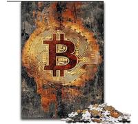 Puzzles pour Adolescents 1000 pièces Graffiti Bitcoin, éducatifs et éducatifs, idéal comme Cadeau pour Toute la Famille (Taille 26x38cm)
