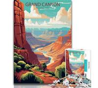 Puzzles pour Adolescents, 1000 pièces, Grand Canyon, Jouets éducatifs et éducatifs, Jeux familiaux, Cadeaux d'anniversaire et Cadeaux Uniques (75x50cm)