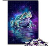 Puzzles pour Adolescents, 1000 pièces, Grenouille psychédélique, Jeux éducatifs, décoration d'intérieur, Cadeau d'anniversaire, Cadeaux pour Les 14 Ans et Plus (Taille 26x38cm)