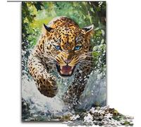 Puzzles pour Adolescents, 1000 pièces, Guépard Courant, Jouet éducatif et décompressant, Cadeau d'anniversaire, décoration Murale (Taille 26x38cm)