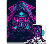 Puzzles pour Adolescents 1000 pièces Guerrier mécanique, Jouets de Divertissement Familial, idéal comme Cadeau pour Toute la Famille (38x26cm)