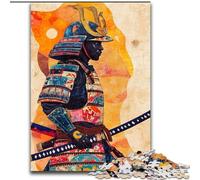 Puzzles pour Adolescents 1000 pièces Guerrier Ninja Japonais, entraînez Votre Cerveau et Vos Mains Cadeaux d'anniversaire Uniques pour Les 14 Ans et Plus (Taille 50x75cm)