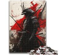 Puzzles pour Adolescents 1000 pièces Guerrier Ninja Japonais pour Les 14 Ans et Plus Cadeaux intéressants pour la réduction du Stress pour Les Amis et la Famille 50x75cm