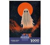 Puzzles pour Adolescents 1000 Pièces Halloween The Ghost Puzzle pour Adultes Jouets Anti-Stress Améliore La Mémoire Cadeaux Anti-Stress 52x38cm/1000pcs