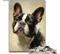 Puzzles pour Adolescents 1000 pièces Happy Bulldog, adaptés aux Personnes de 14 Ans et Plus, Jeux éducatifs, Cadeaux du Père Noël Secret (Taille 26x38cm)