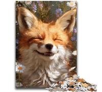 Puzzles pour Adolescents 1000 pièces Happy Fox, pour et à partir de 14 Ans Jouets éducatifs et éducatifs Jeux en Famille Cadeau d'anniversaire 50X75CM