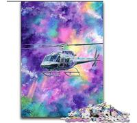 Puzzles pour Adolescents 1000 pièces Hélicoptère psychédélique, pour Jeu éducatif, défi, Jouet pour améliorer la mémoire, pour Les 14 Ans (Taille 50x75cm)