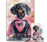 Puzzles pour Adolescents 1000 pièces Héros Teckel Puzzles Adultes, Relax Games est Un pour Toute la Famille (Taille 38x26cm)