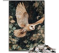 Puzzles pour Adolescents 1000 pièces Hibou Volant, Jeu intellectuel pour développer l'amour Entre Couples à partir de 14 Ans (Taille 50x75cm)
