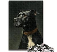 Puzzles pour Adolescents 1000 pièces Hip Hop Dog pour Adultes, Design Dynamique et Unique, expérience de Puzzle relaxante et stimulante (75x50cm)
