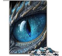 Puzzles pour Adolescents 1000 pièces Œil de Dragon Bleu, Jeux, Jouets, Cadeaux d'anniversaire Uniques pour Les Enfants de 14 Ans et Plus (Taille 50x75cm)