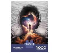 Puzzles pour Adolescents 1000 Pièces Inner Journey Cosmic Exploration Puzzle Jeux Relaxants Défi Difficile Activités Amusantes À La Maison 52x38cm/1000pcs
