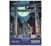Puzzles pour Adolescents 1000 Pièces Japan Cat Gate Puzzles pour Adolescents Jeux Relaxants Course De Vitesse Manuelle Est Idéal comme Cadeau 70x50cm/1000pcs