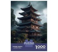 Puzzles pour Adolescents 1000 Pièces Japanese Architecture 2 Puzzles pour Adolescents Jeux Relaxants Course De Vitesse Manuelle Est Idéal comme Cadeau 52x38cm/1000pcs
