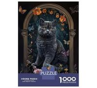 Puzzles pour Adolescents 1000 Pièces Japanese Bobtail Puzzles pour Adultes Assemblage De Modèles De Puzzles Stimulants Amusant en Famille Et Soirée Jeux 38x26cm/1000pcs